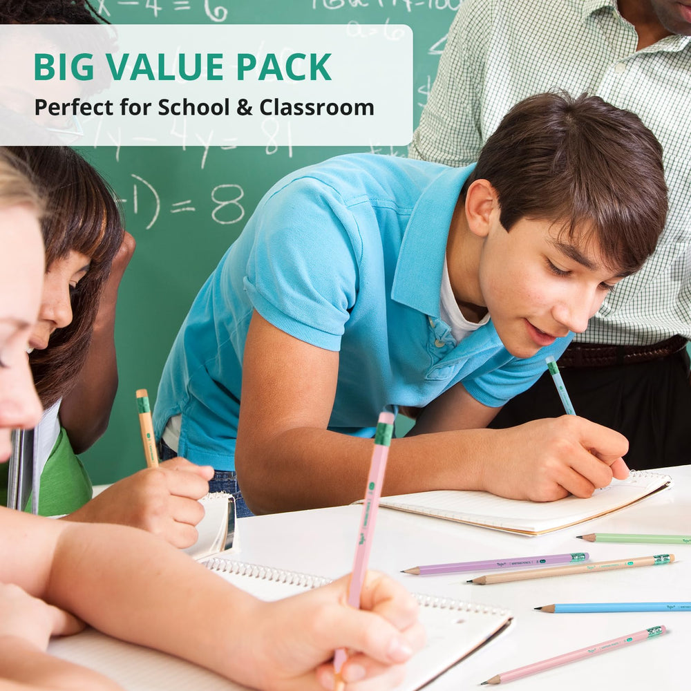 Taja pencils in classroom distribution scene showing easy handout efficiency