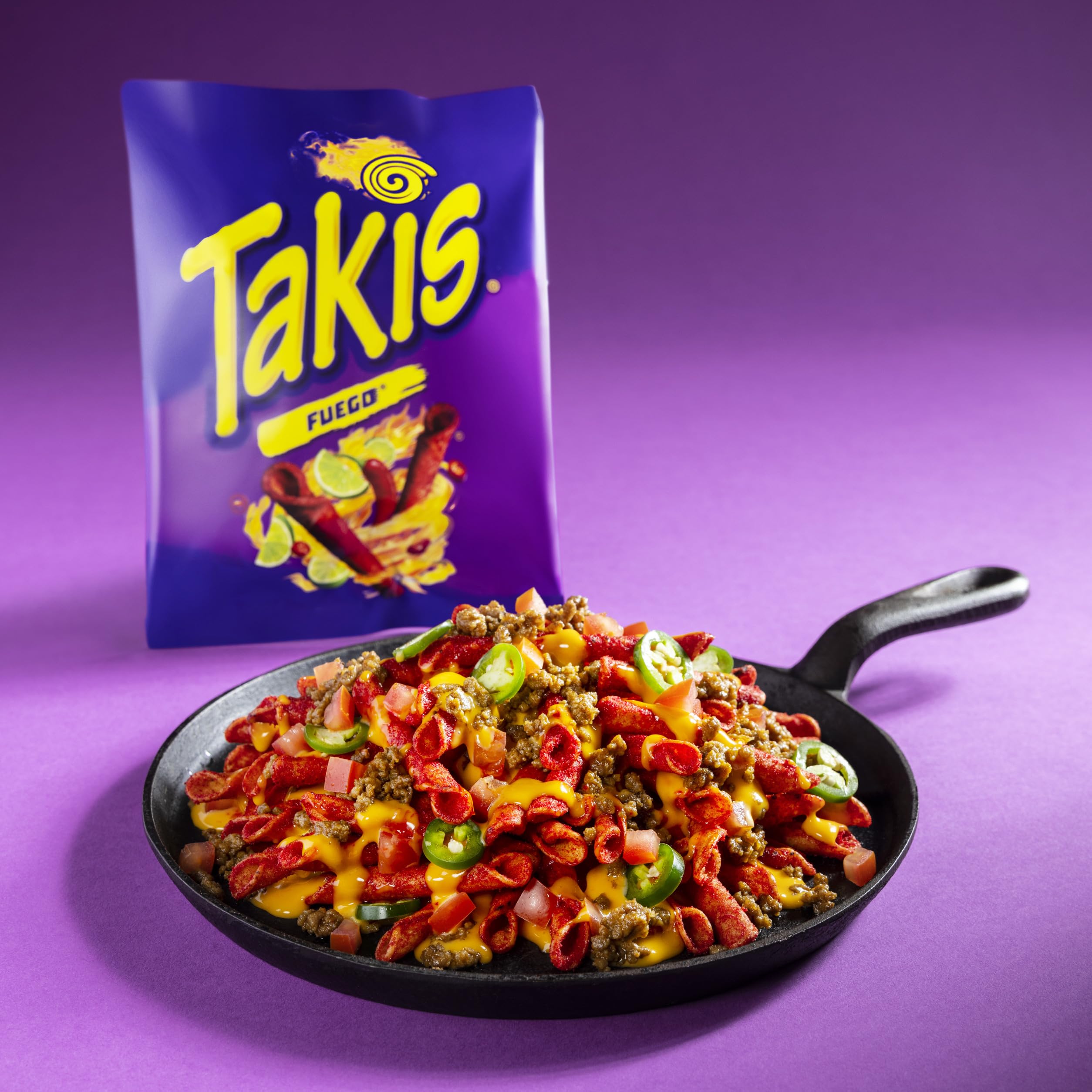 Takis bag in backpack scale demonstrating portability and travel convenience