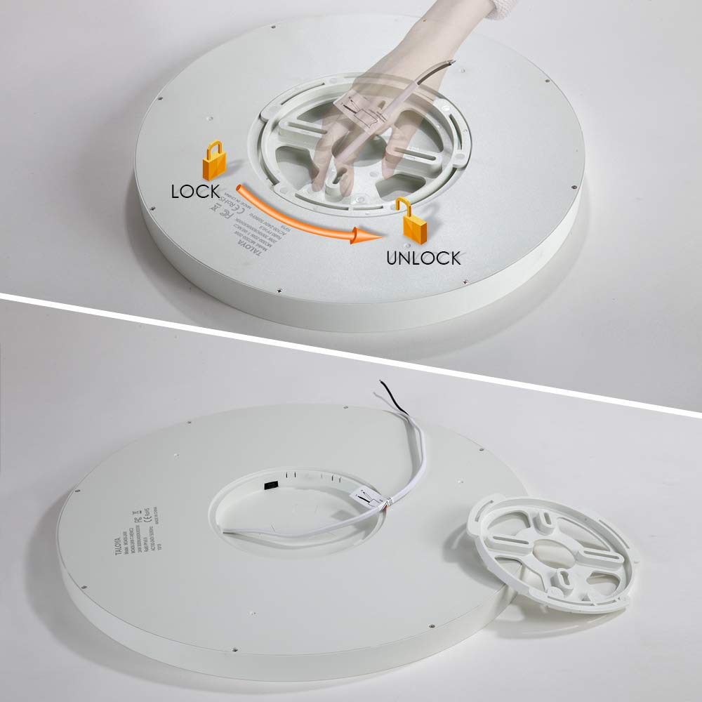 TALOYA mounted in kitchen ceiling illustrating bright task lighting benefit