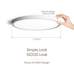 TALOYA side profile highlighting thin low-profile design and space-saving benefit