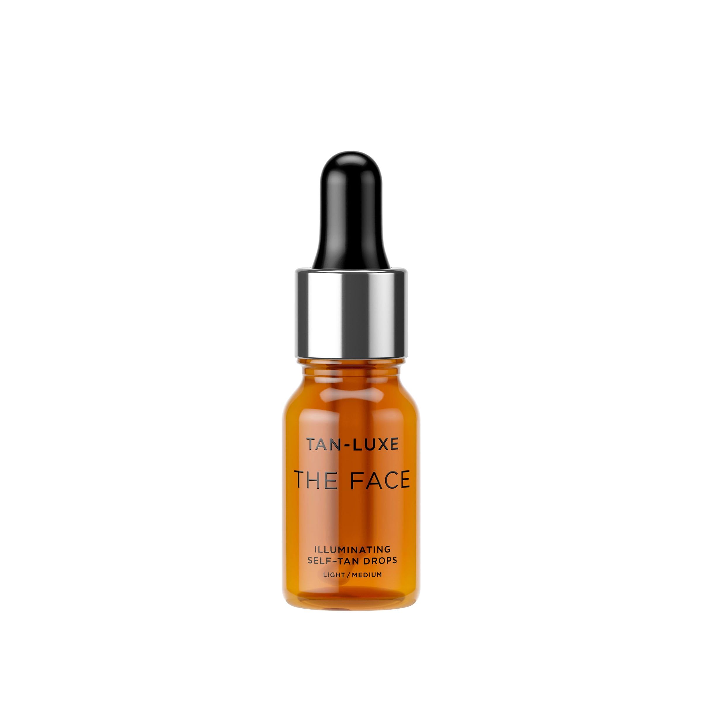 TAN-LUXE front bottle view showing sleek packaging and easy application benefit