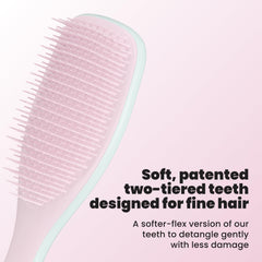 TANGLE TEEZER back label showing product information and easy identification benefit