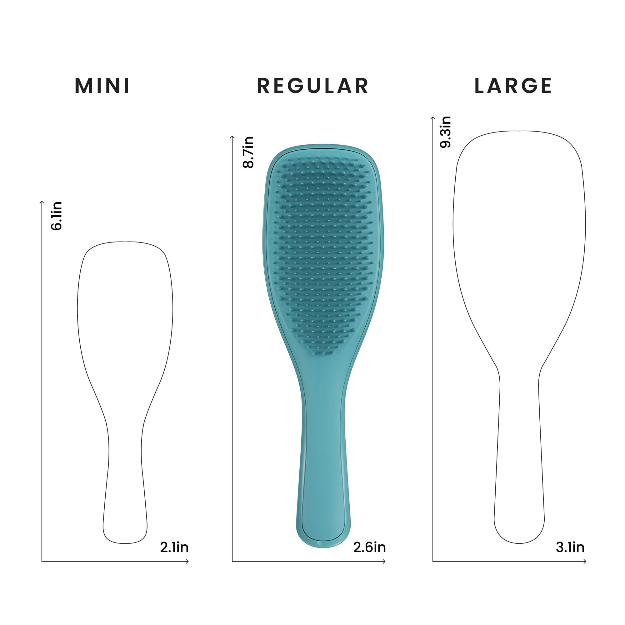 TANGLE TEEZER product label and packaging view confirming brand and model details