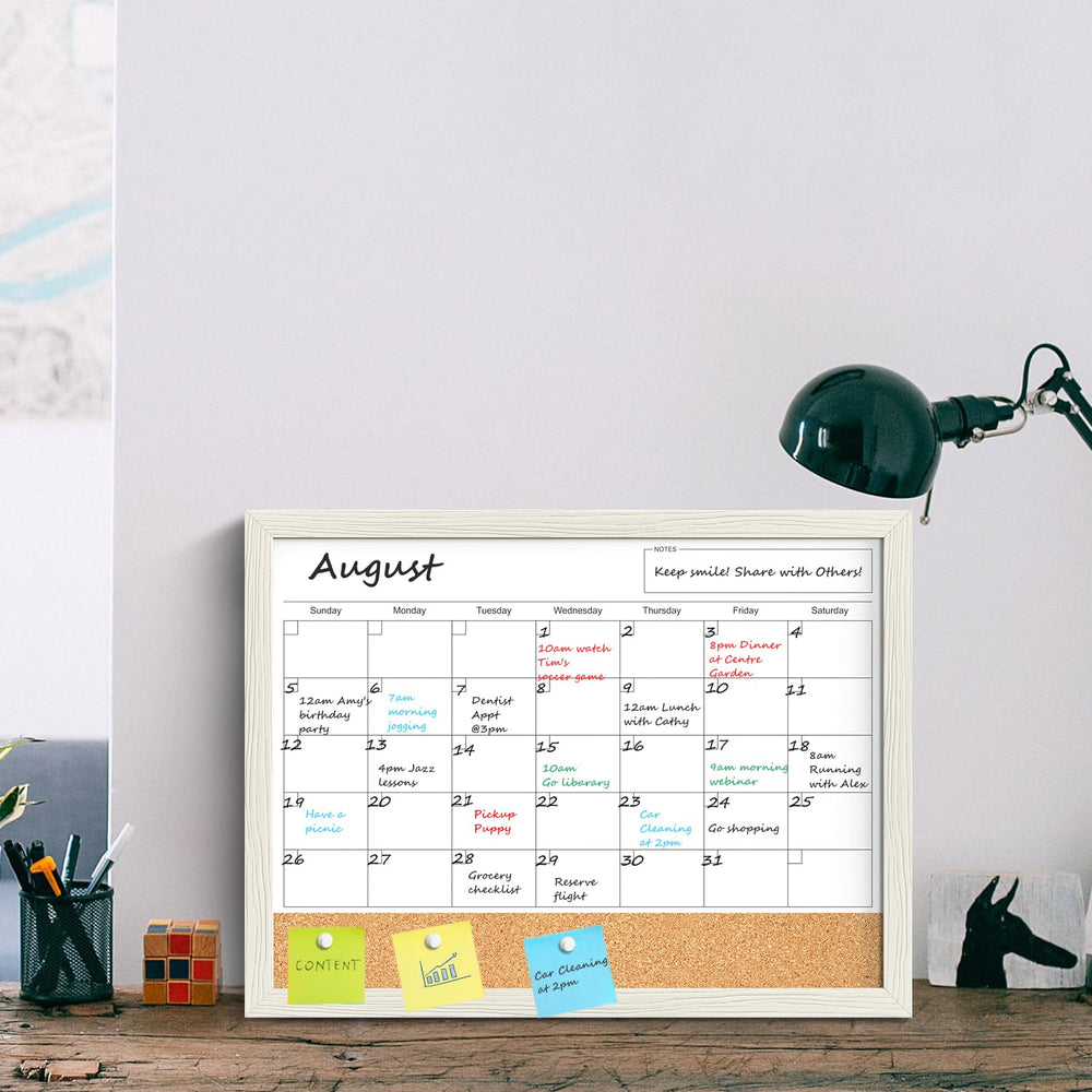 Tankee magnets and pushpins included to secure papers quickly