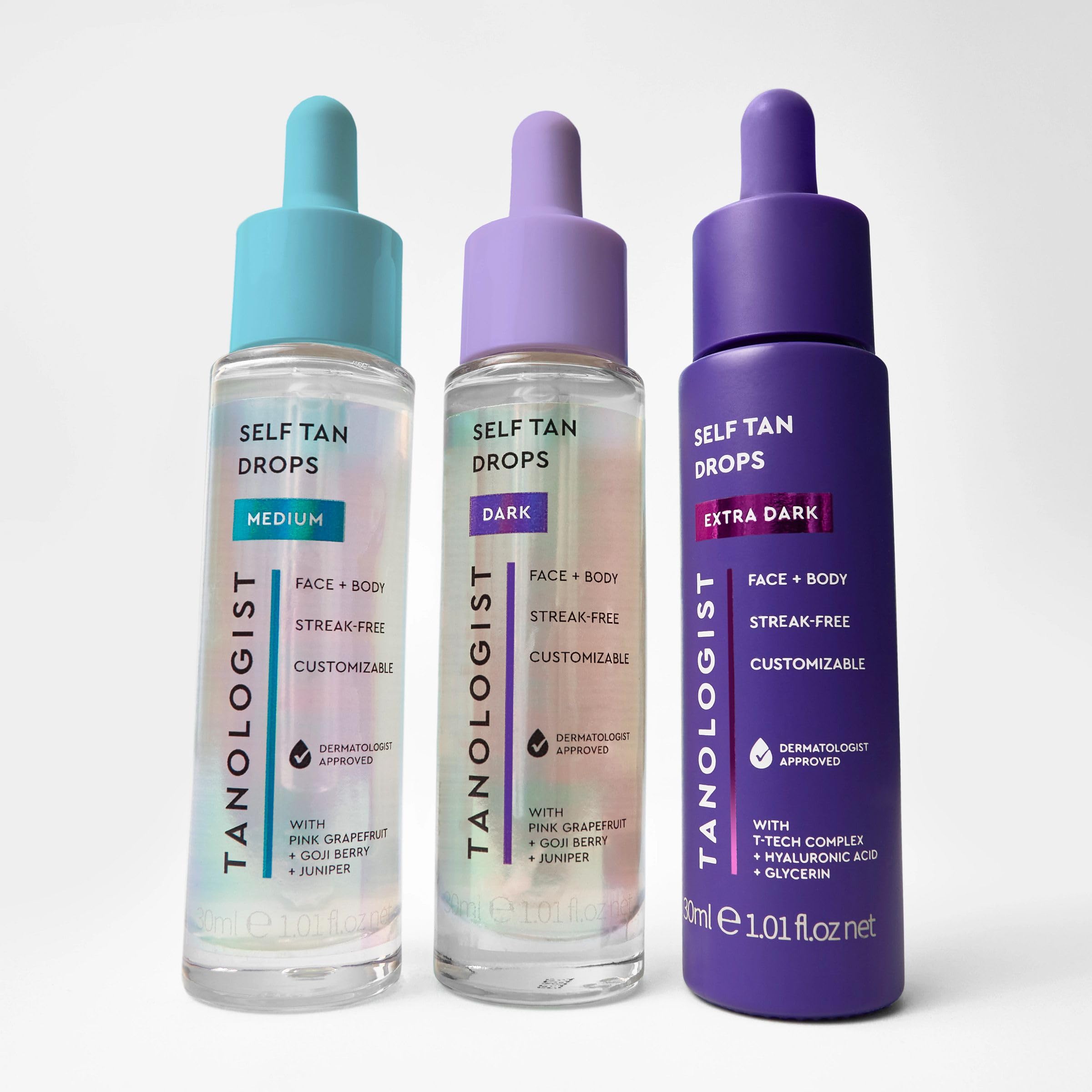 Tanologist on vanity with towel showing everyday routine and effortless glow