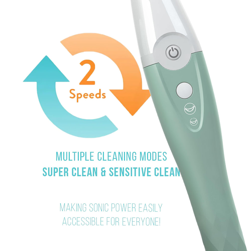 Tao Clean size comparison in hand showing compact travel-friendly dimensions