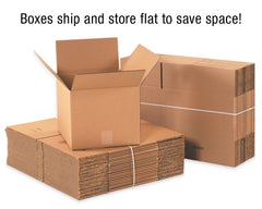 Tape Logic box in use packing books and apparel demonstrating protective shipping fit
