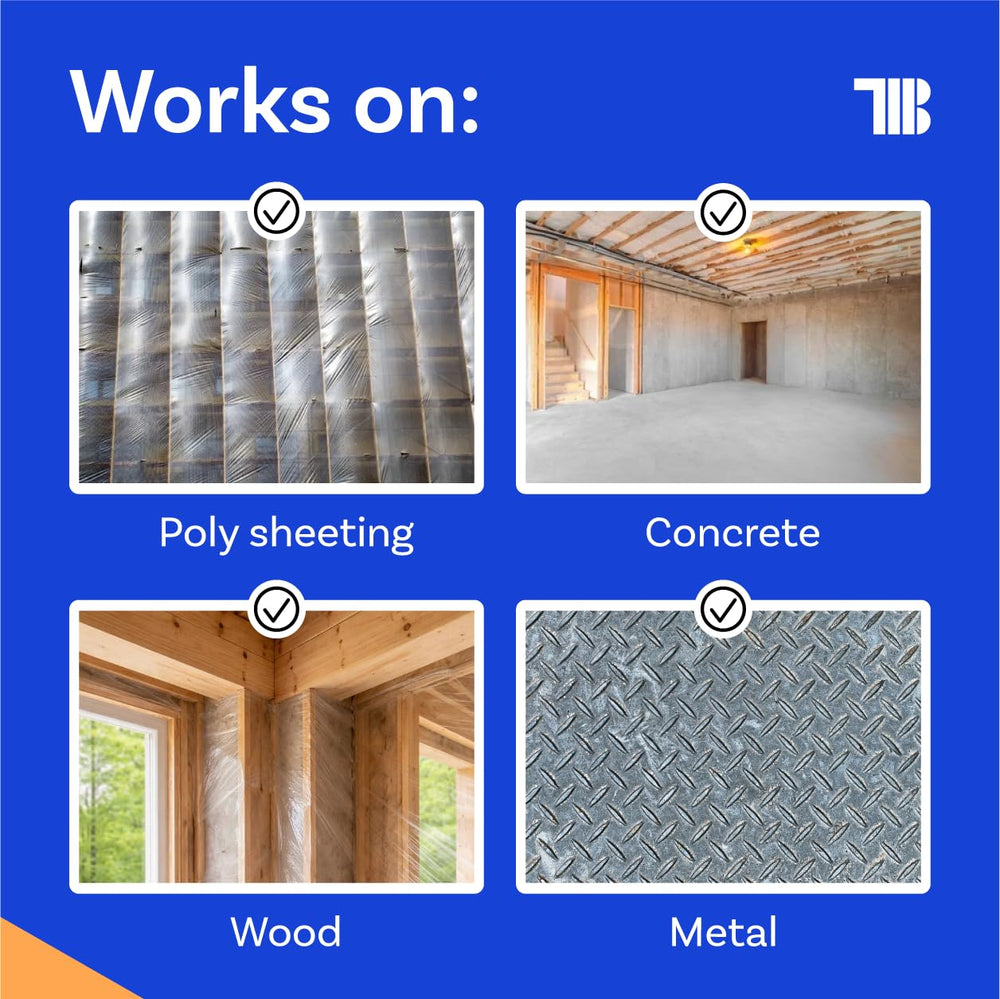 TapeManBlue applied to concrete joint providing waterproof seal