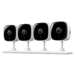 Tapo C100 front view showing compact design and easy placement benefit