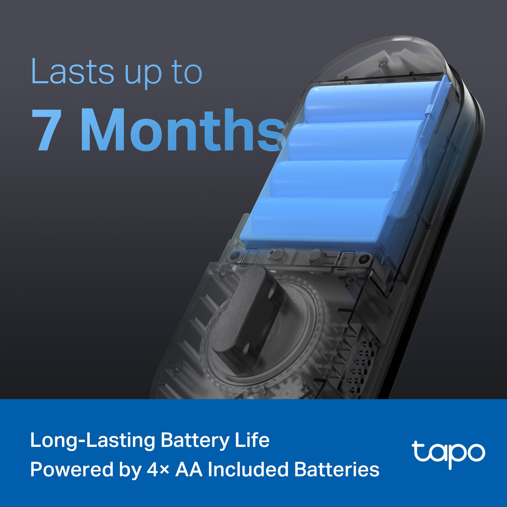 Tapo lock next to ruler for scale, benefits accurate fit confirmation for installers