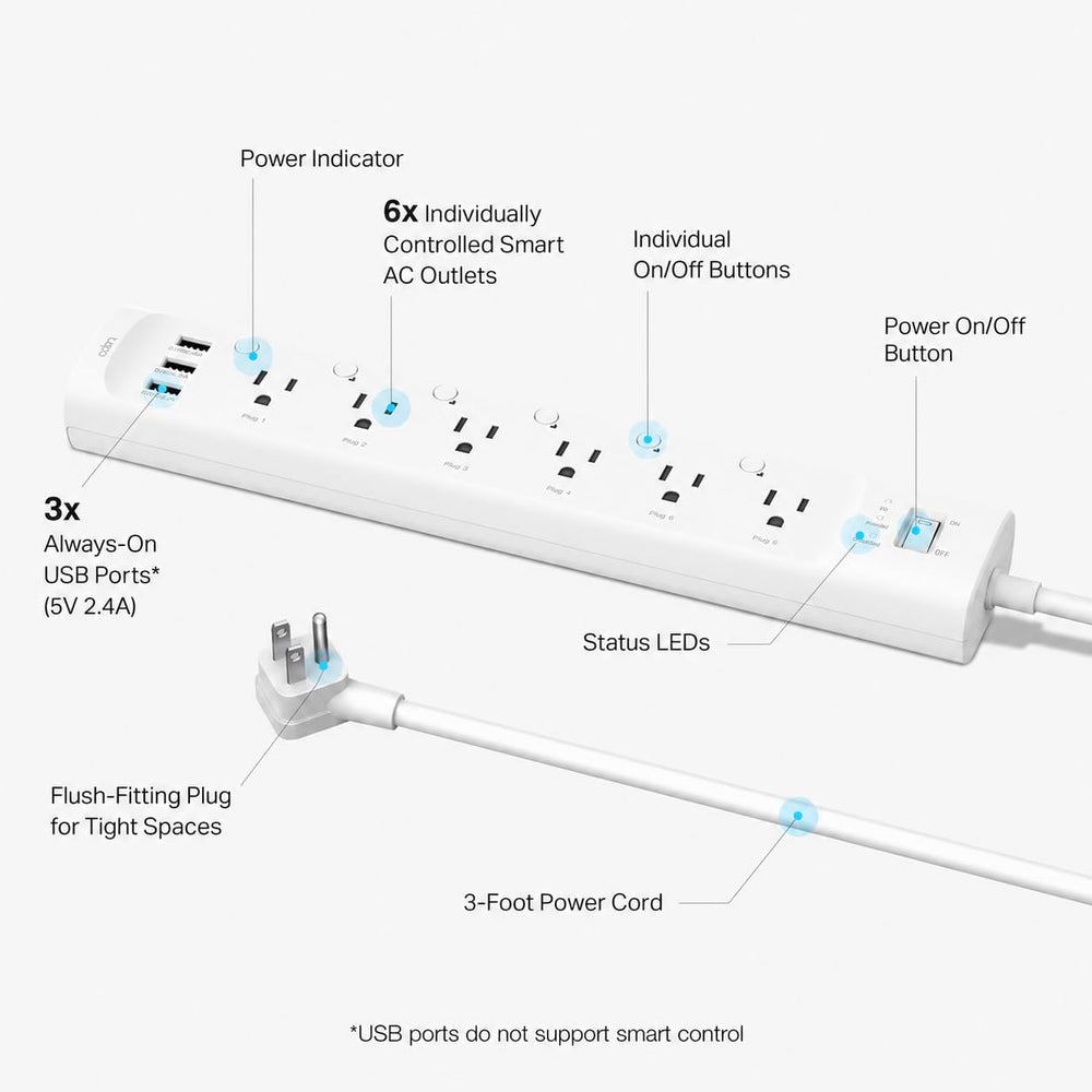 Tapo plug closeup with flush‑fitting design, enabling discreet placement