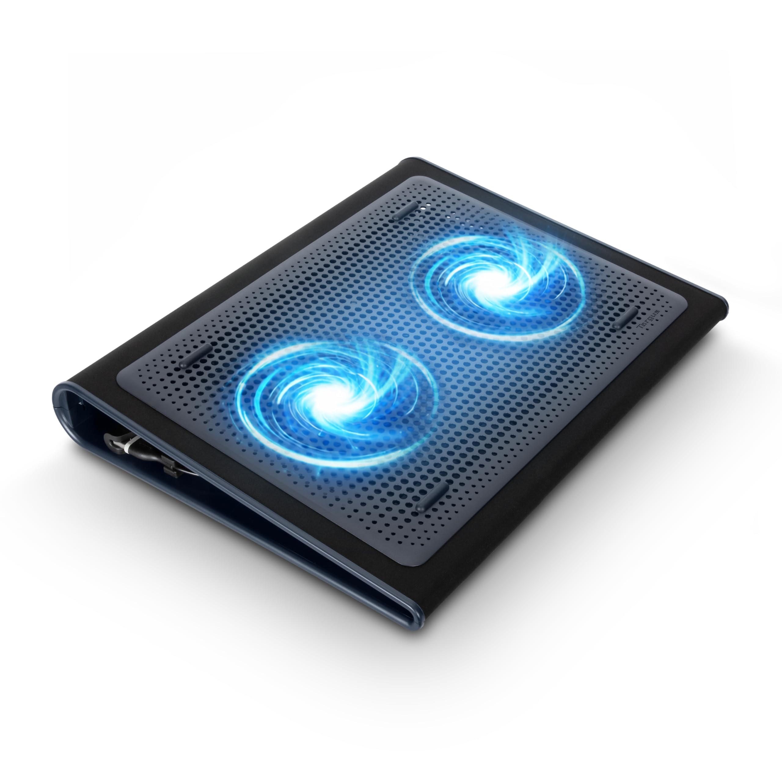 Targus front view of 17-inch chill mat showing angled surface for comfort