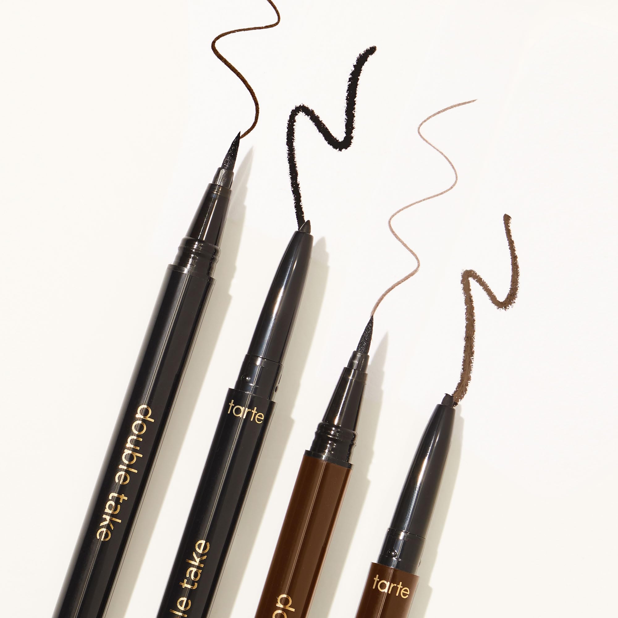 tarte eyeliner inside makeup bag for travel-ready convenience