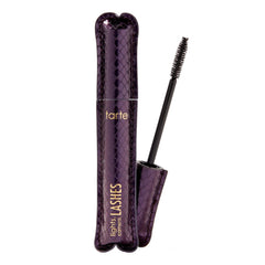 tarte front packaging showing full-size mascara, conveys premium presentation