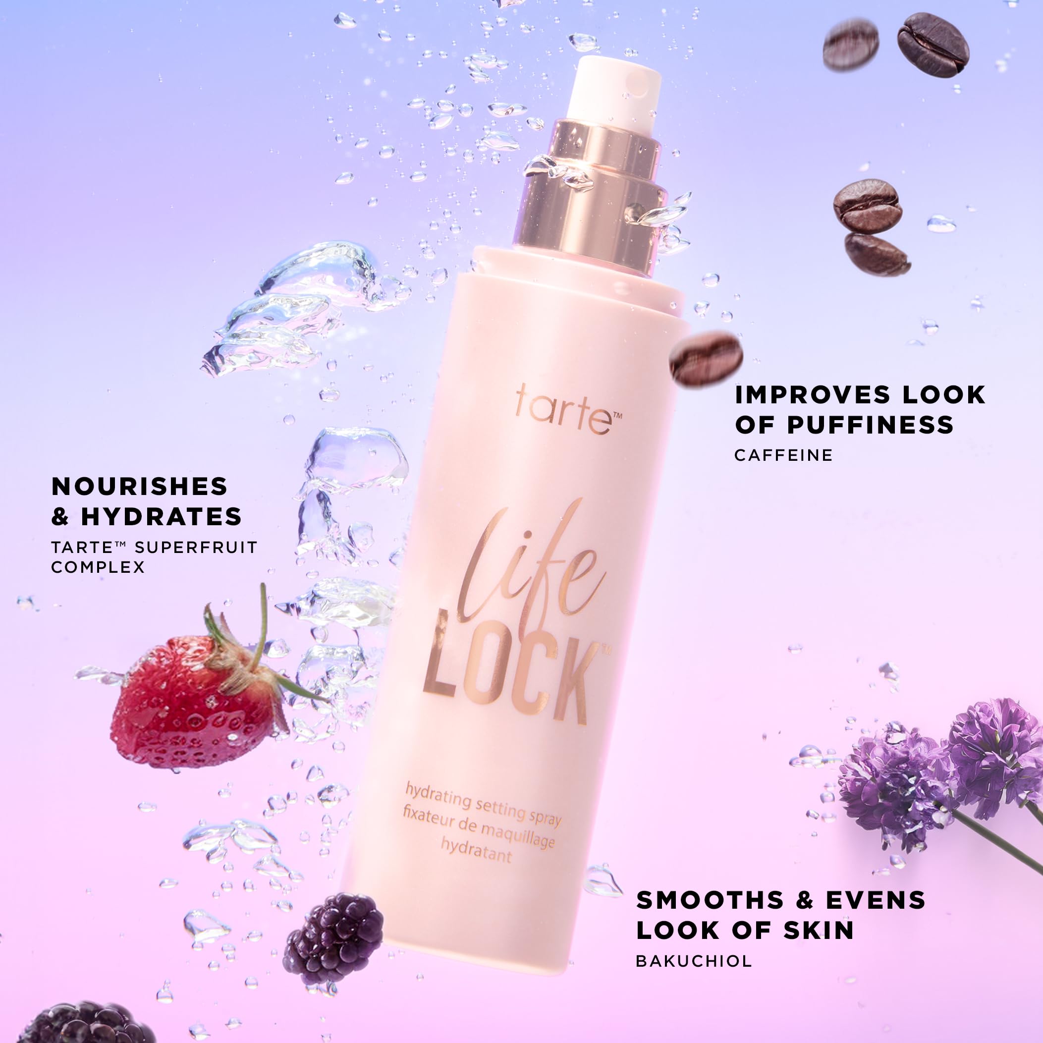 tarte mist used on brush to intensify eyeshadow pigment payoff