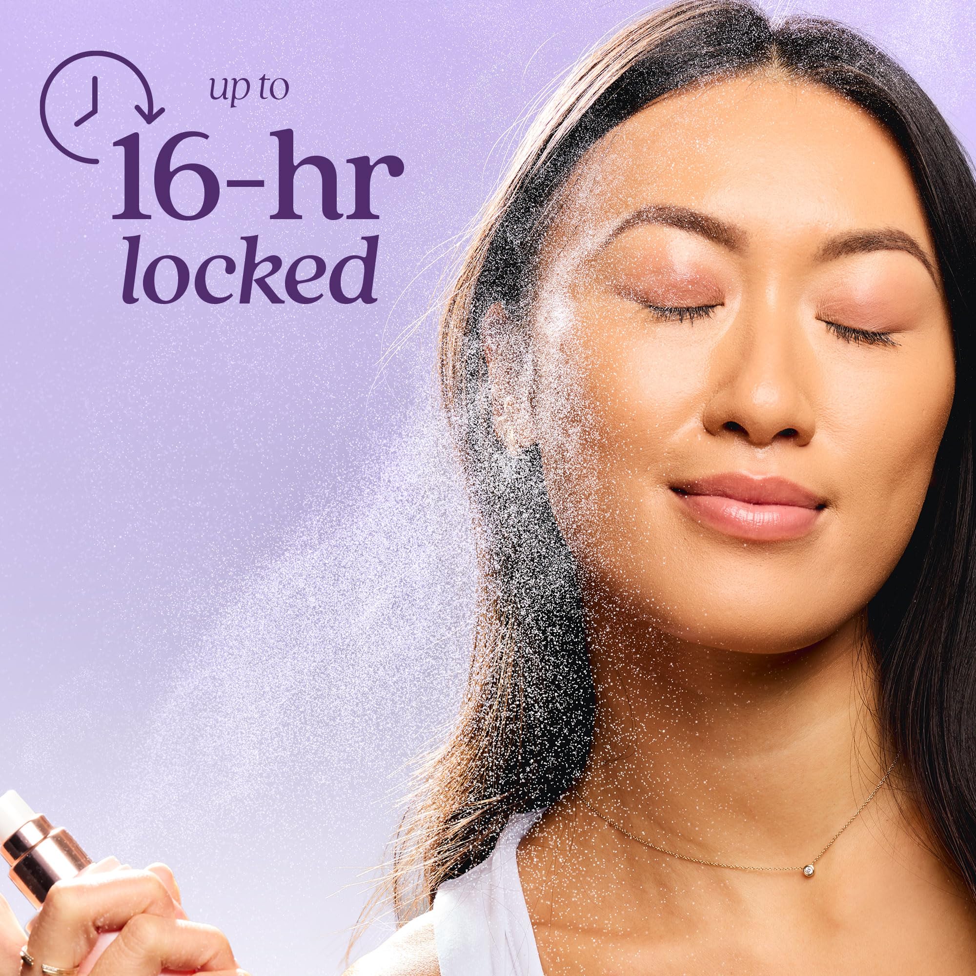 tarte spray over foundation to lock makeup and resist transfer