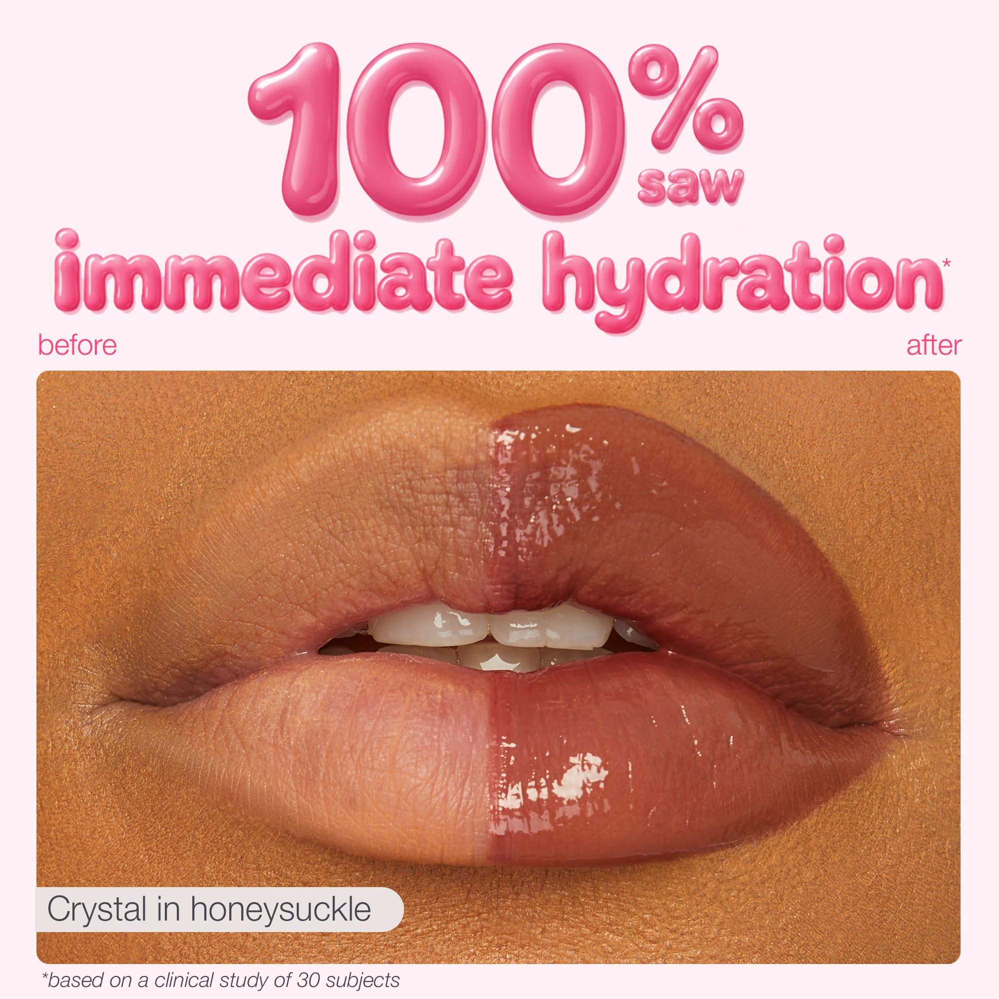 tarte maracuja lip plump on lips mixed berries demonstrates buildable color and fuller look