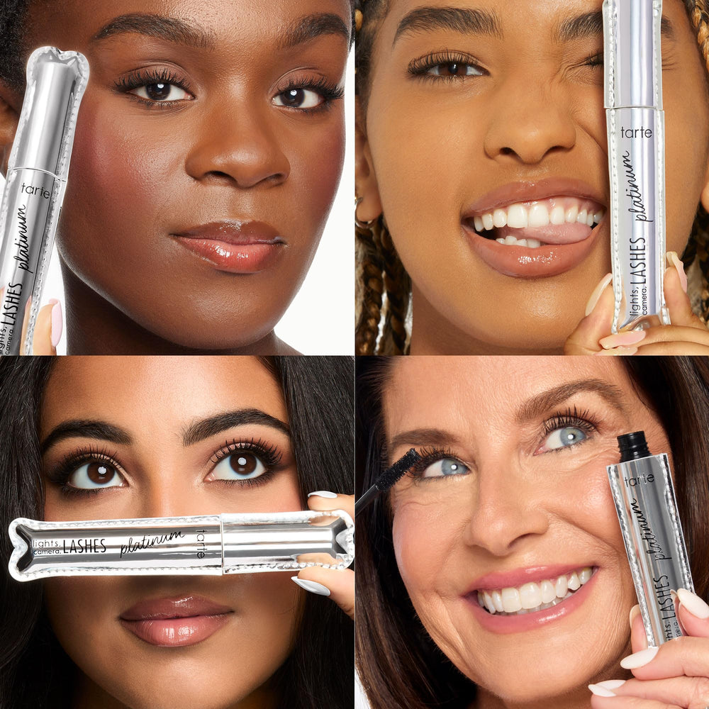 tarte product on vanity illustrating daily routine durability and waterproof benefit