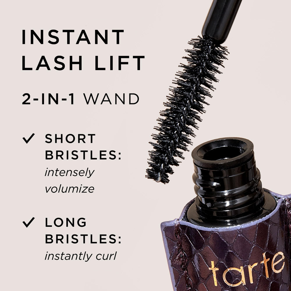 tarte mascara beside coin for scale, confirms full-size product