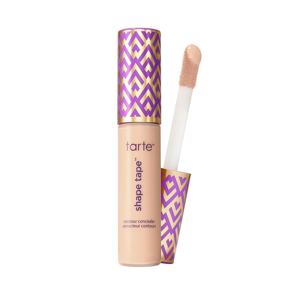 tarte shape tape front view shows full-size concealer and label for instant recognition