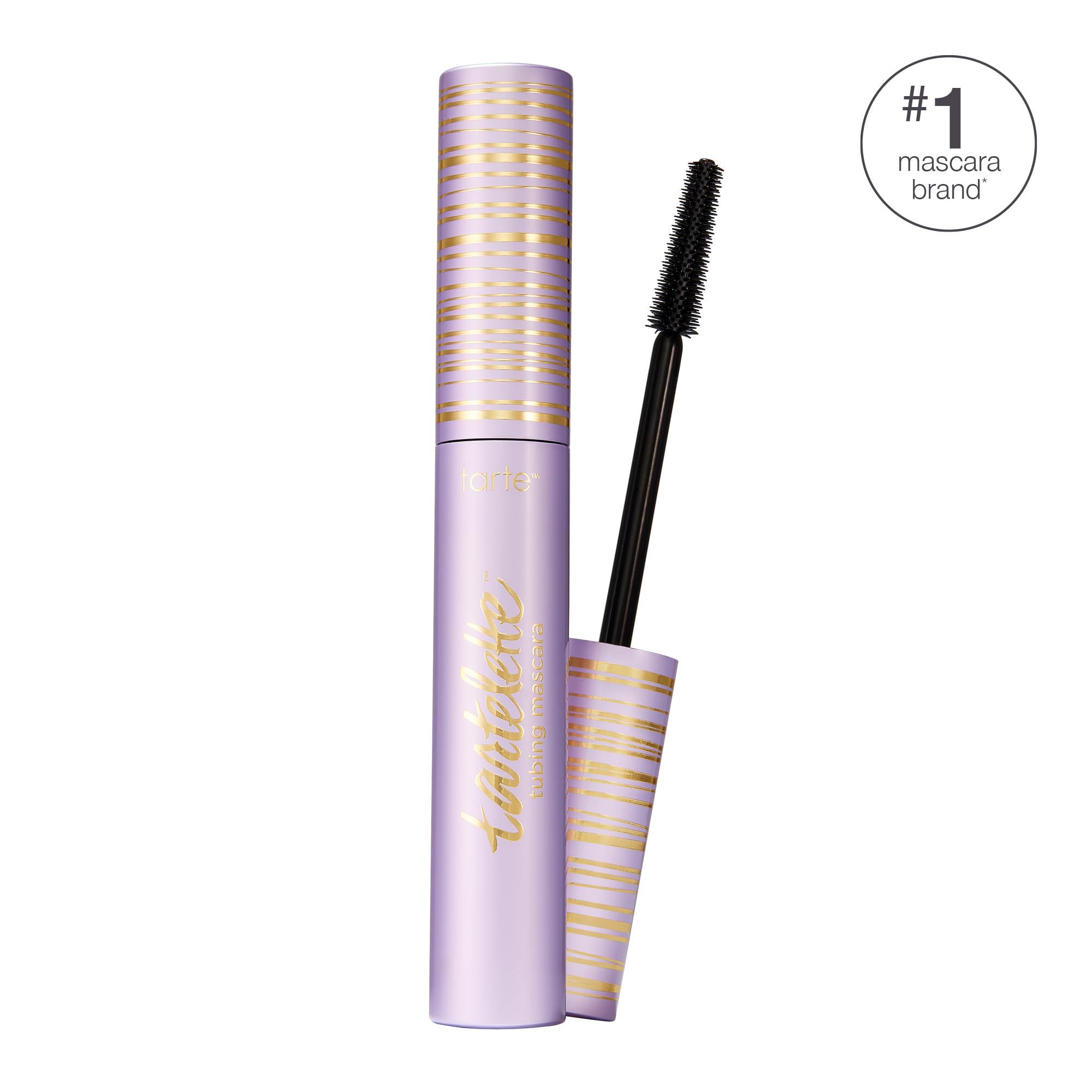 tarte tartelette mascara brush close-up with 296 bristles for precise separation