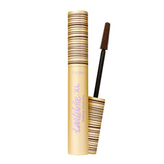 tarte front packaging of tartelette XL mascara showing brown tube and branding for impact