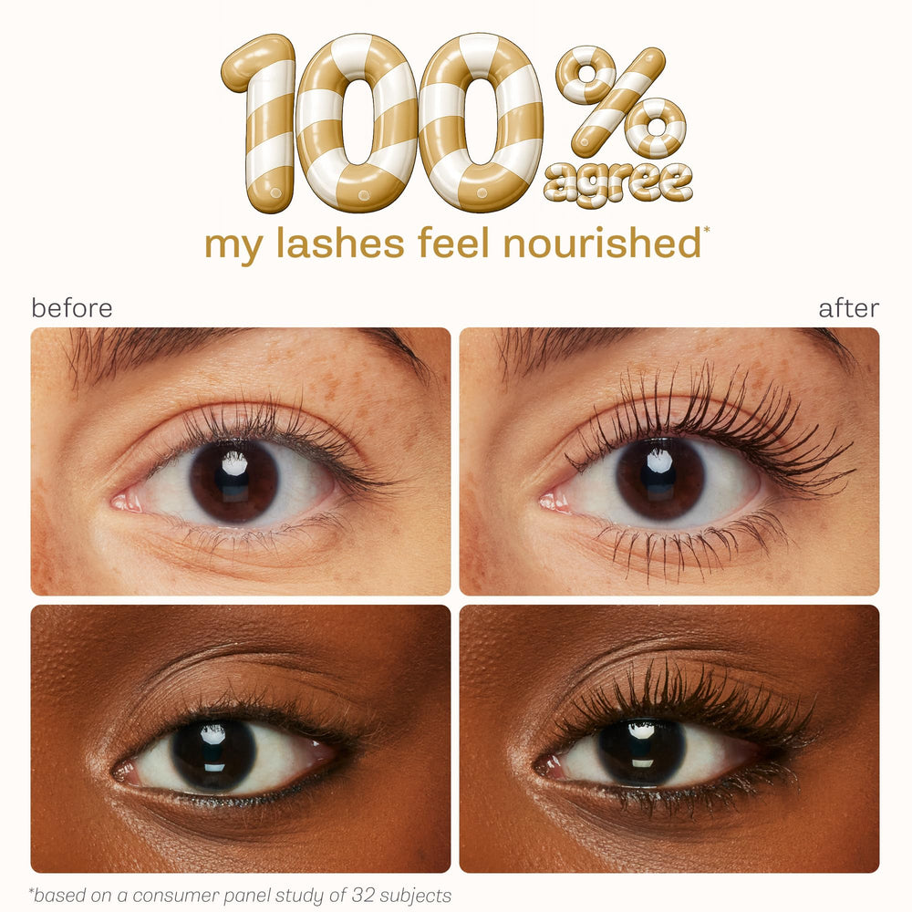 tarte creamy mascara texture swirl demonstrating buildable pigment and smooth application