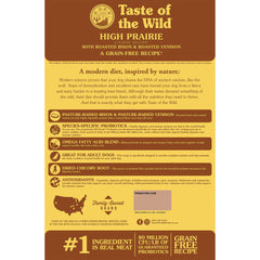 Taste of the Wild close-up of roasted bison kibble texture and quality