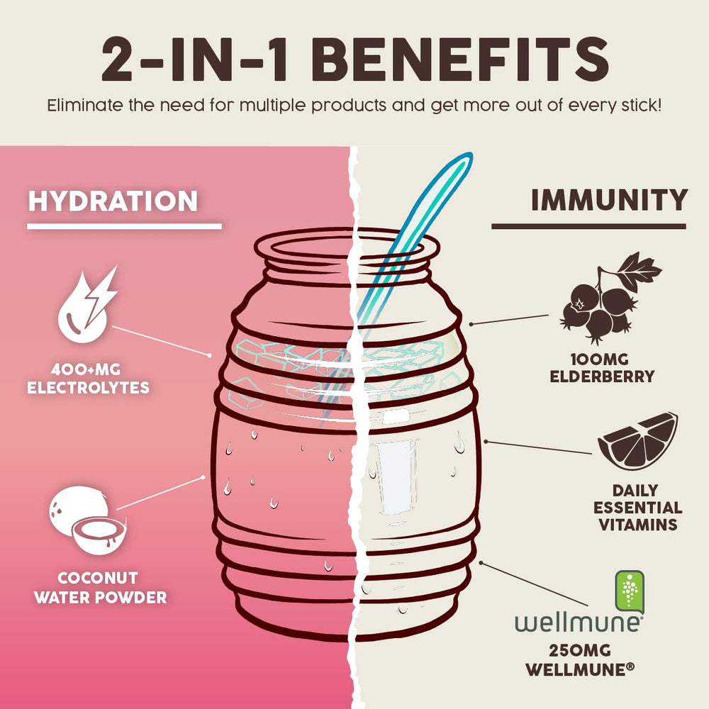 Taste Salud ingredients label detail showing vitamins and electrolytes