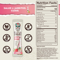 Taste Salud powder texture spilling to show mixability and flavor