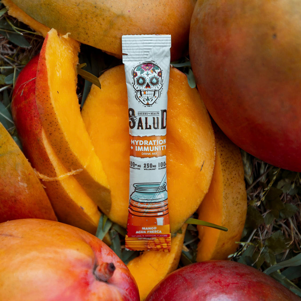 Taste Salud enjoyed outdoors to show portable hydration and energy
