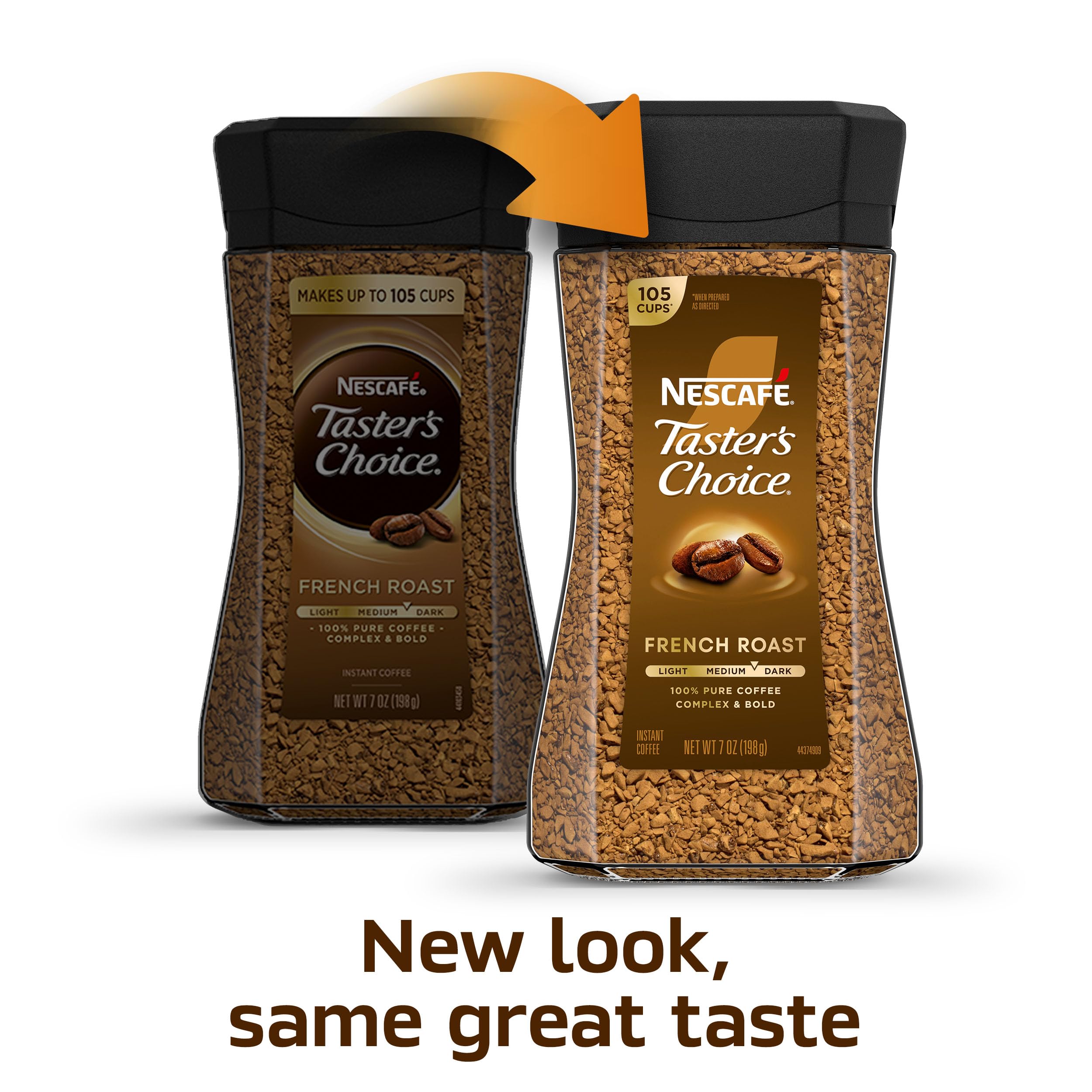 NESCAFÉ Taster's Choice spoonful of granules showing concentrated flavor