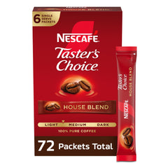 NESCAFÉ Taster's Choice front packaging showing product and convenience