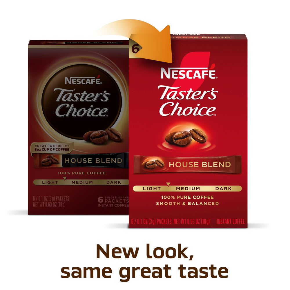 NESCAFÉ Taster's Choice pouring into mug for fast warm beverage