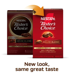 NESCAFÉ Taster's Choice pouring into mug for fast warm beverage