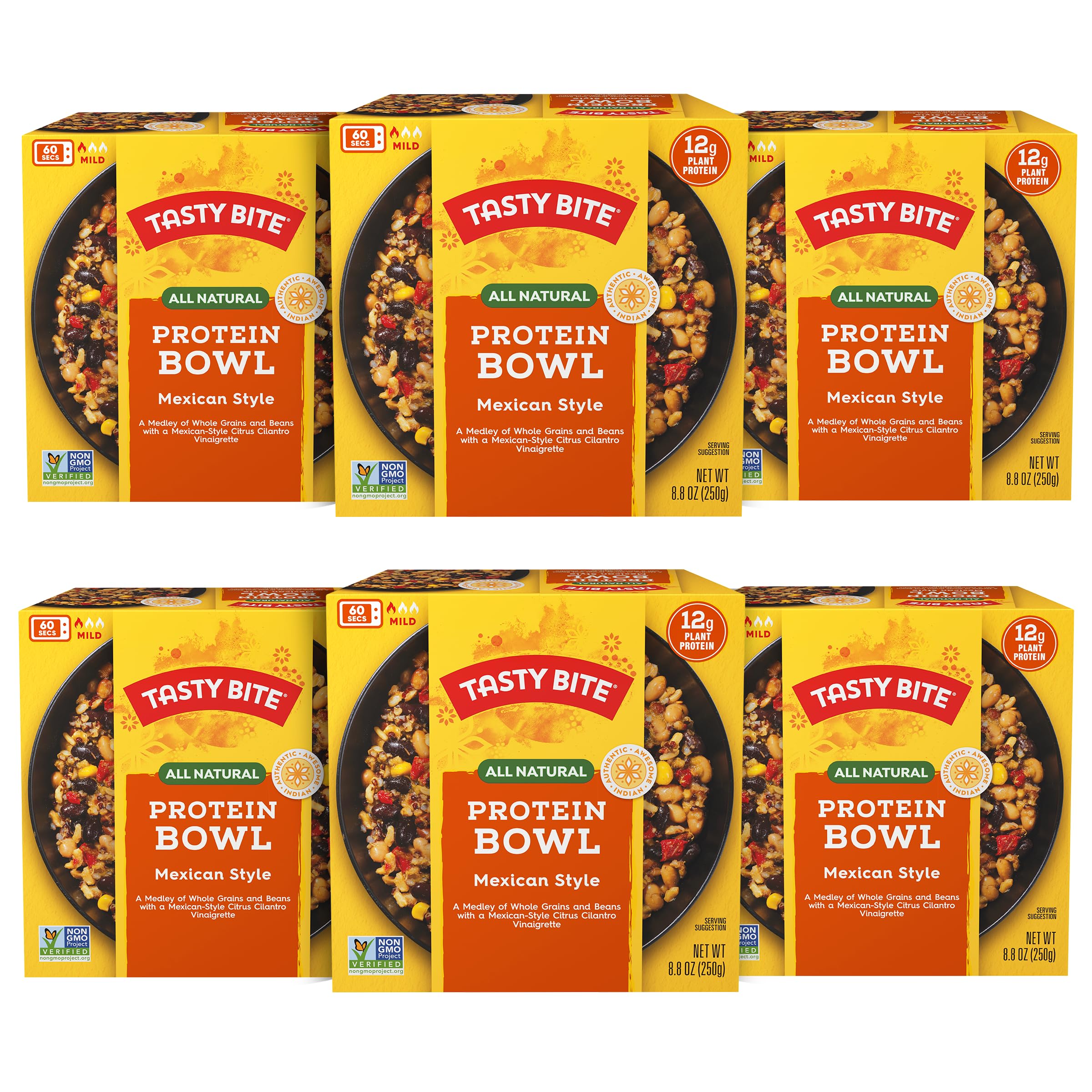 TASTY BITE front packaging showing bowl and ready-to-eat convenience