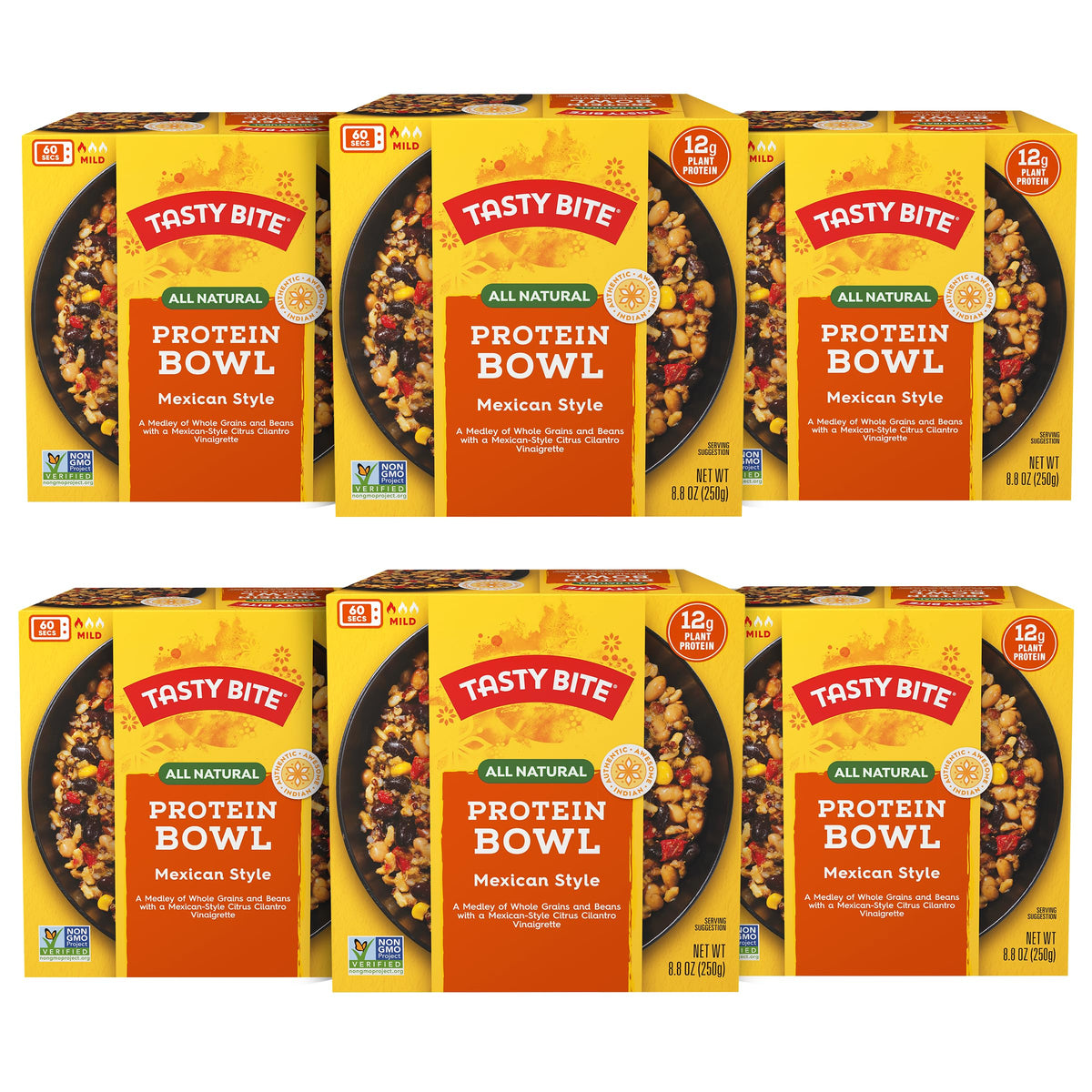 TASTY BITE front packaging showing bowl and ready-to-eat convenience