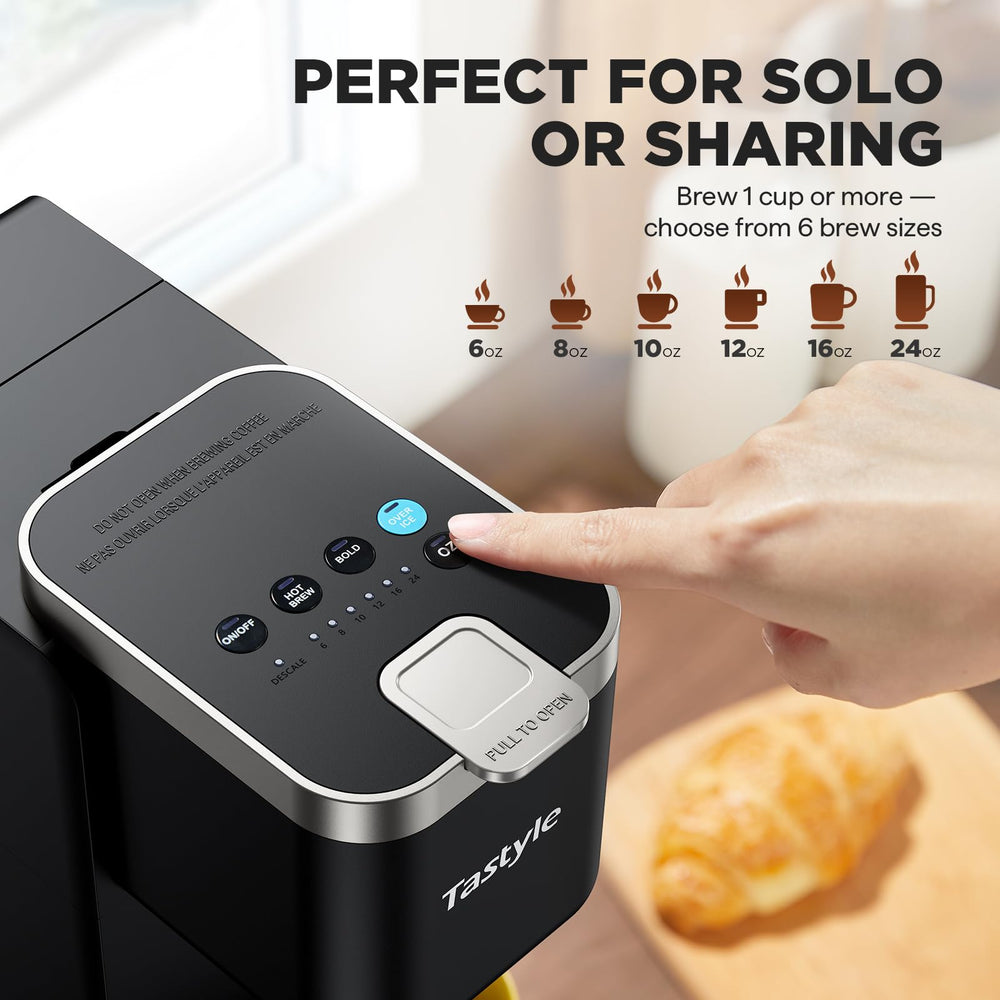 Tastyle drip tray adjusted height fitting tall mugs and preventing spills