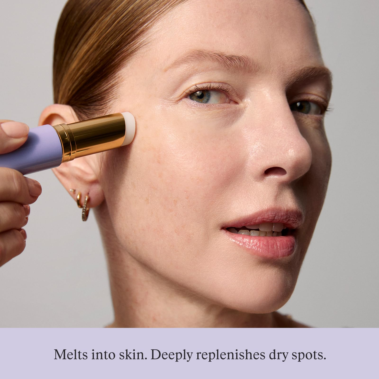 TATCHA eye area detail with targeted swipe smoothing fine lines and refreshing delicate skin