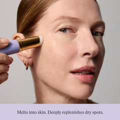TATCHA eye area detail with targeted swipe smoothing fine lines and refreshing delicate skin