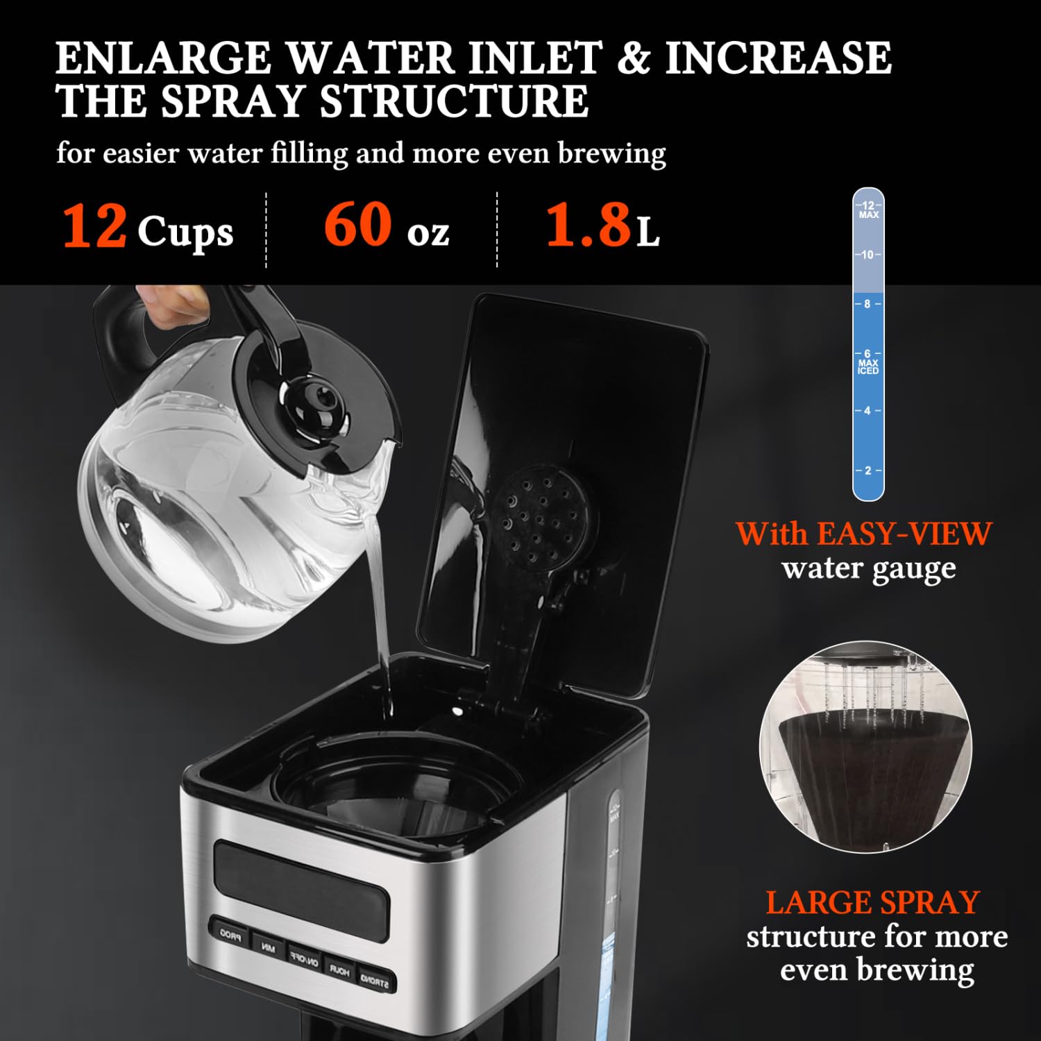 Taylor Swoden compact coffee maker on kitchen counter saving space for small areas