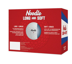 TaylorMade Noodle Long & Soft ball in flight after driver helping demonstrate increased carry
