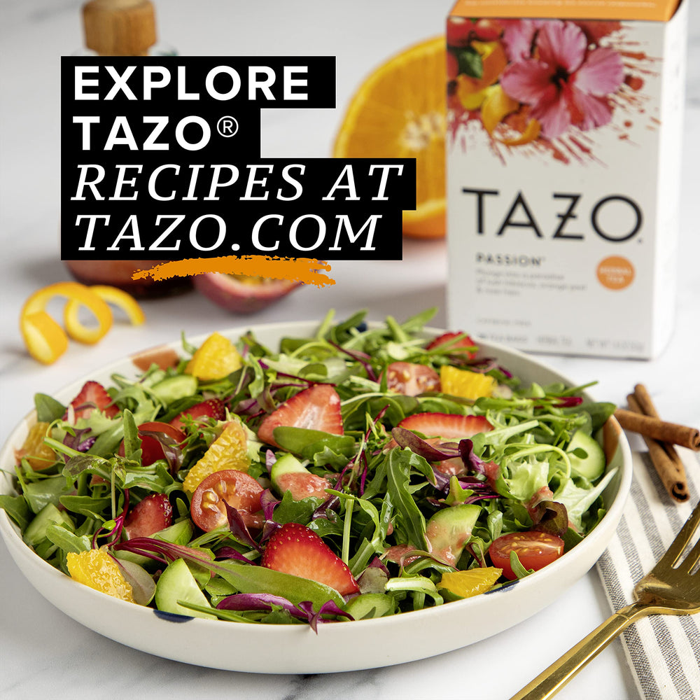 TAZO Passion reduced syrup made from brewed tea for culinary uses