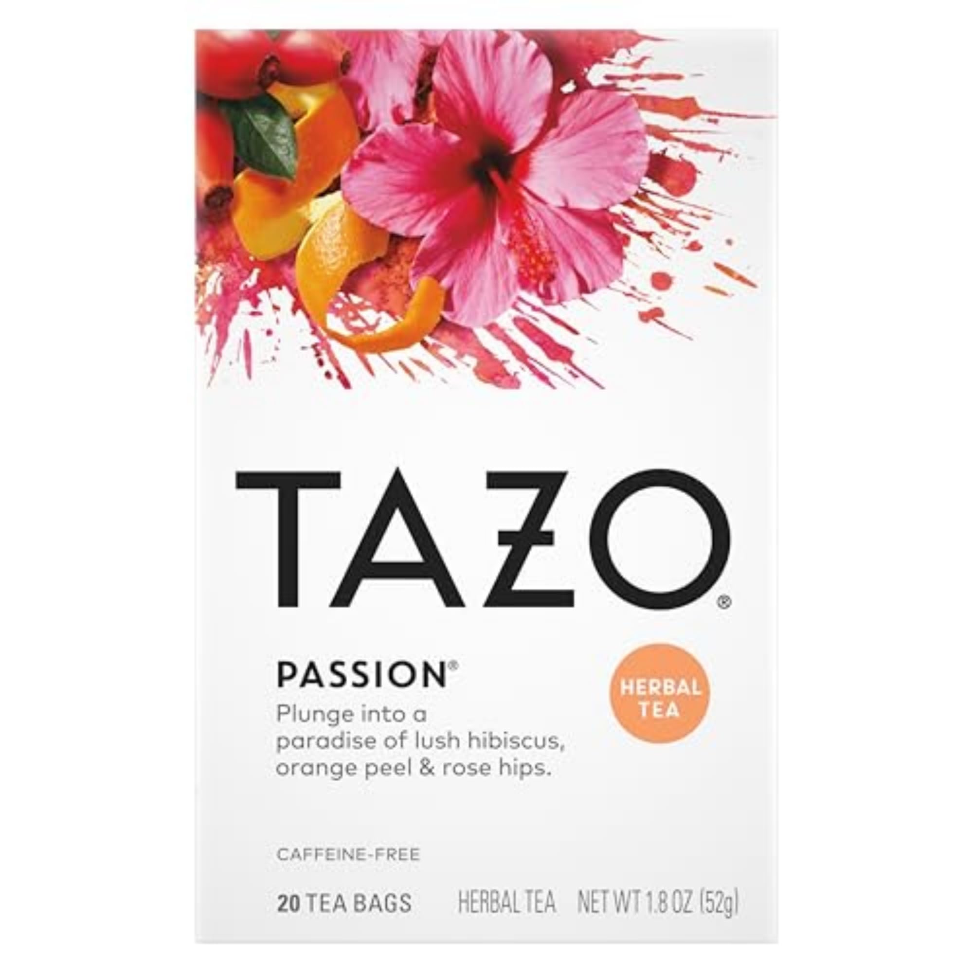 TAZO Passion pitcher of iced tea illustrating refreshing cold-serve option