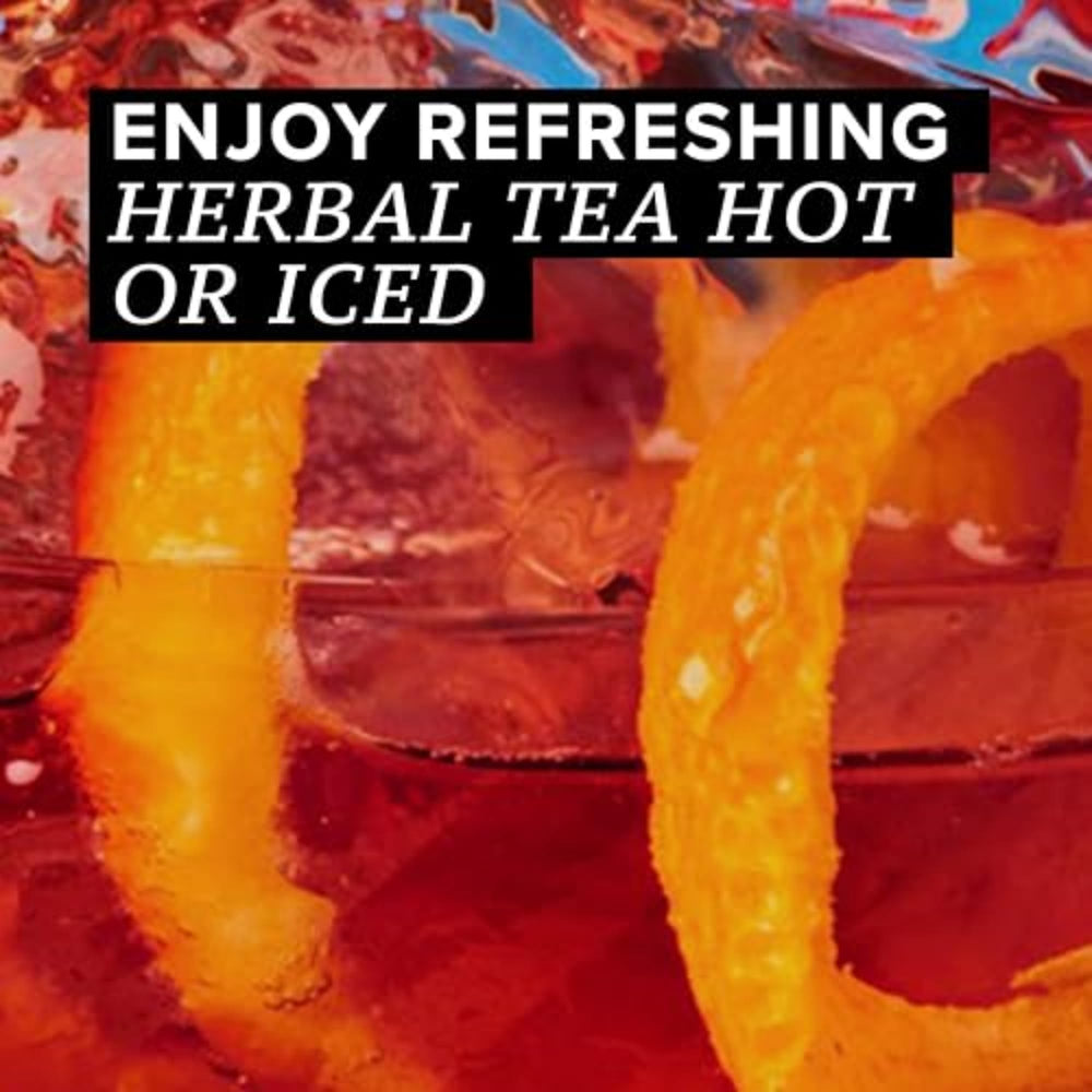 TAZO Passion beside common objects to show size and quantity benefit