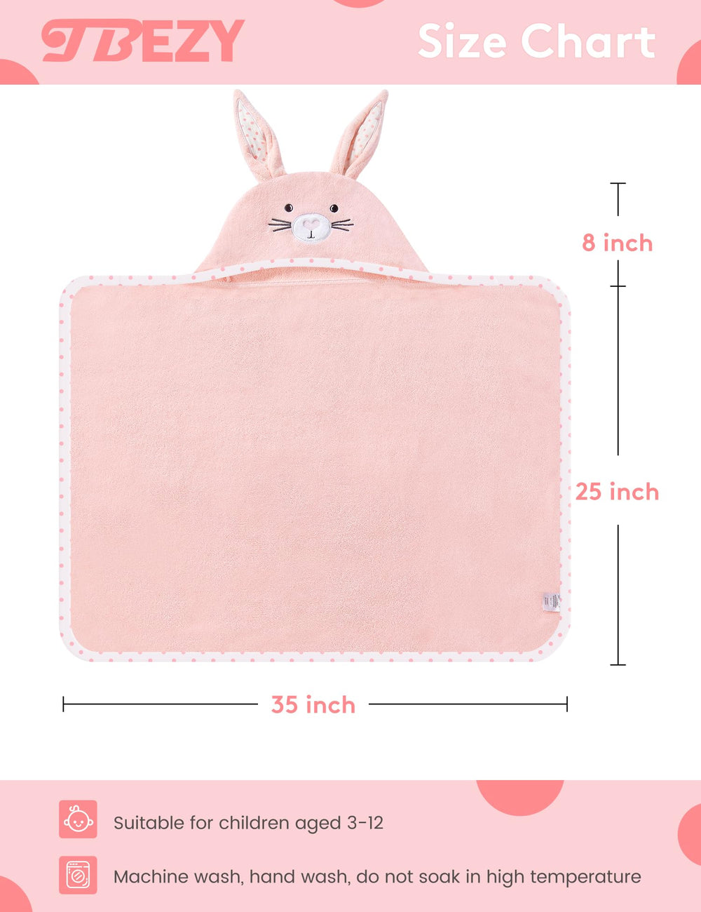 TBEZY hood close-up highlighting soft ears and cozy head coverage