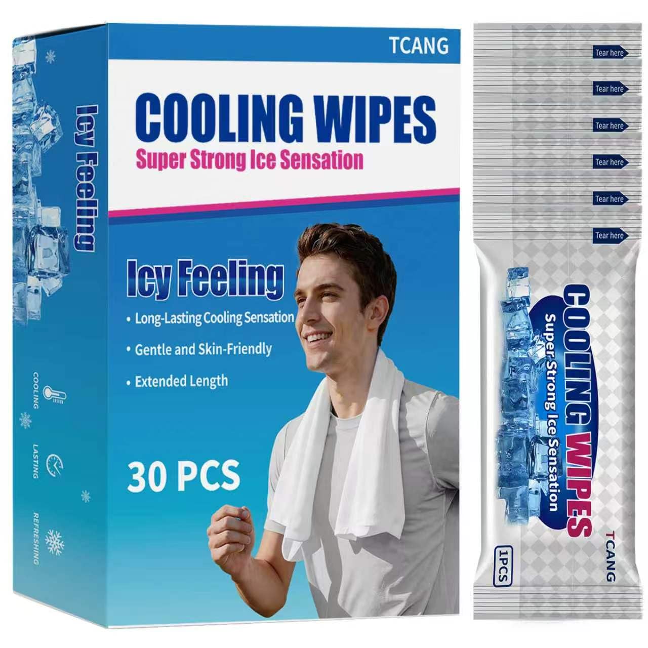 TCANG front packaging 30 pack showing compact stack and convenience