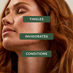 Tea Tree back label with ingredient and usage information benefit