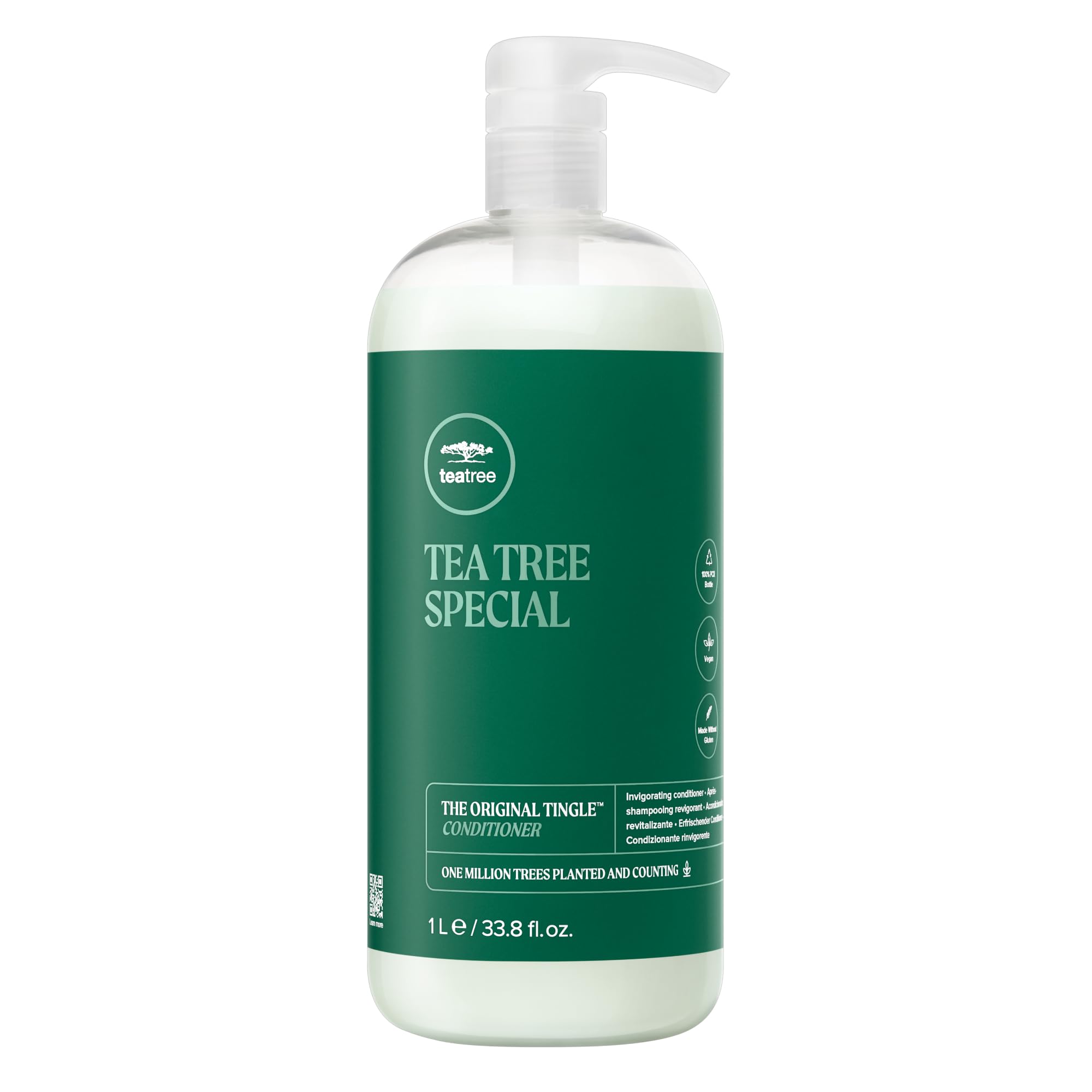 Tea Tree front bottle showing brand and full-size benefit