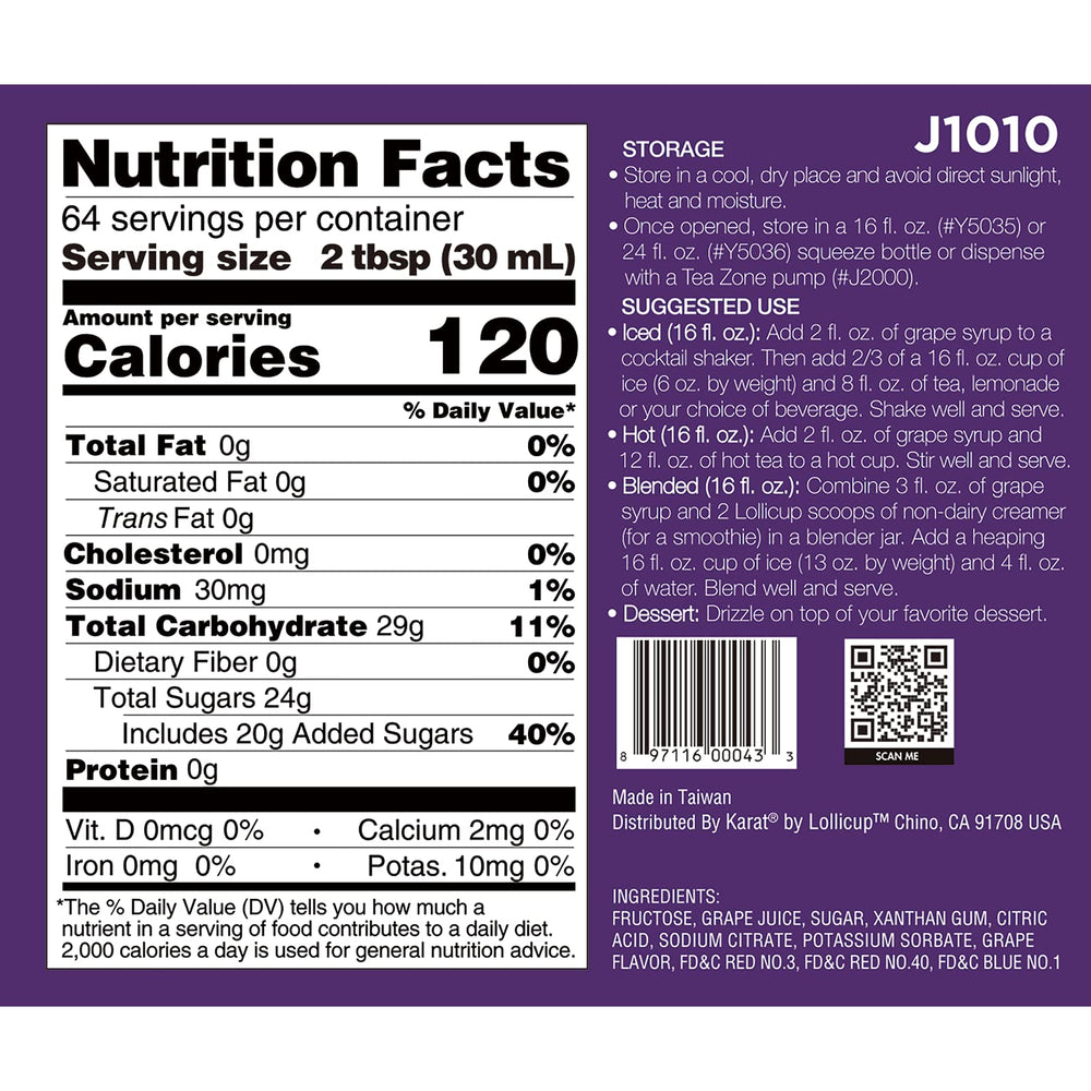 TEA ZONE close-up of label and ingredients highlighting clear product information